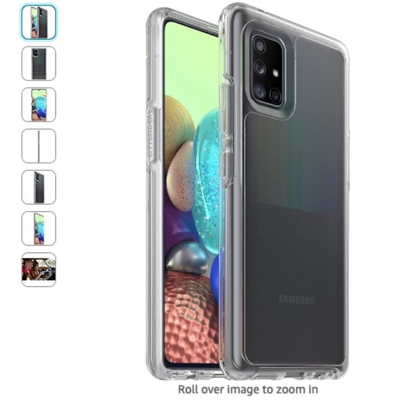 New in Retail Box OtterBox Symmetry Case for Samsung A51 5G Clear. - Picture 13 of 13